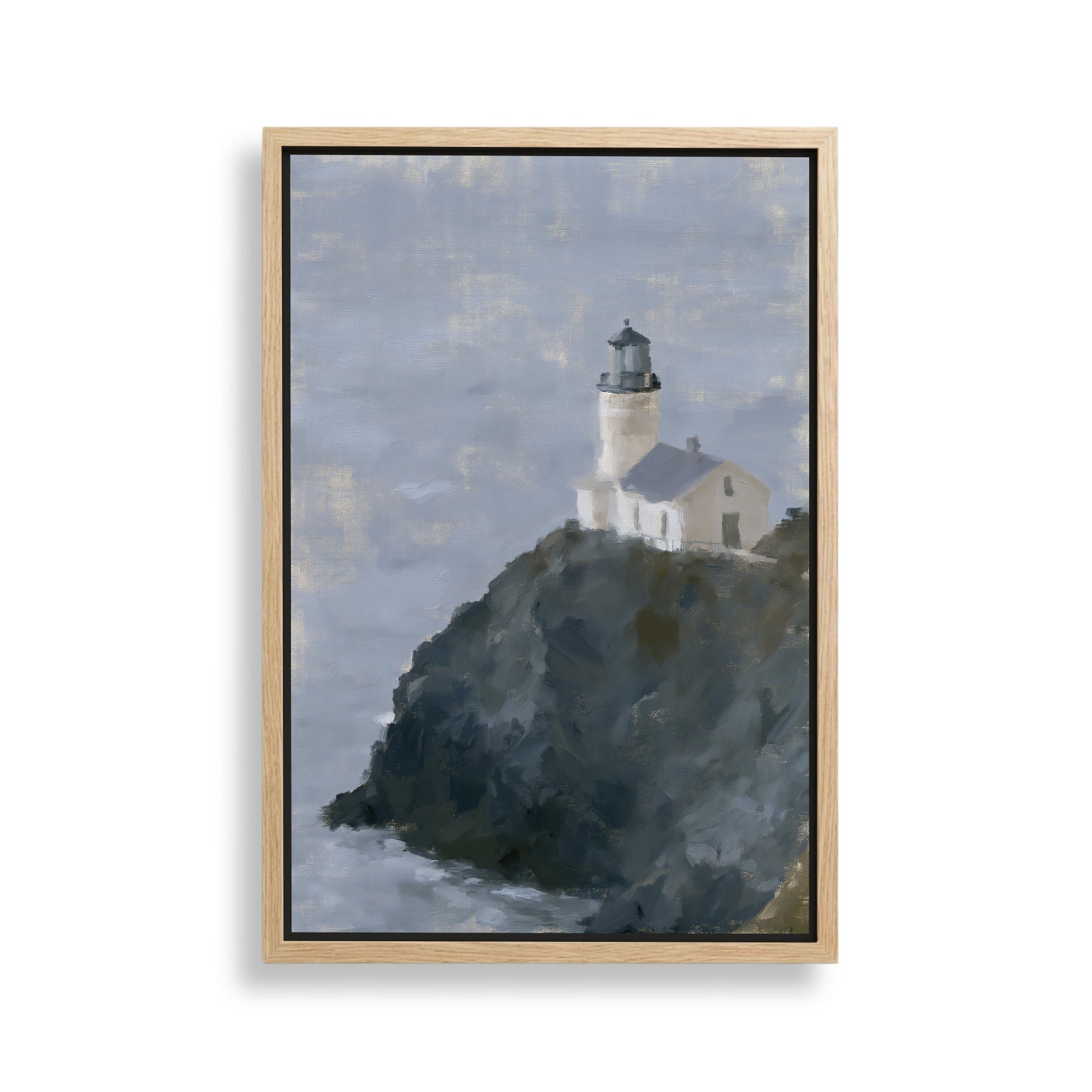 a lighthouse standing on a cliff overlooking the ocean.